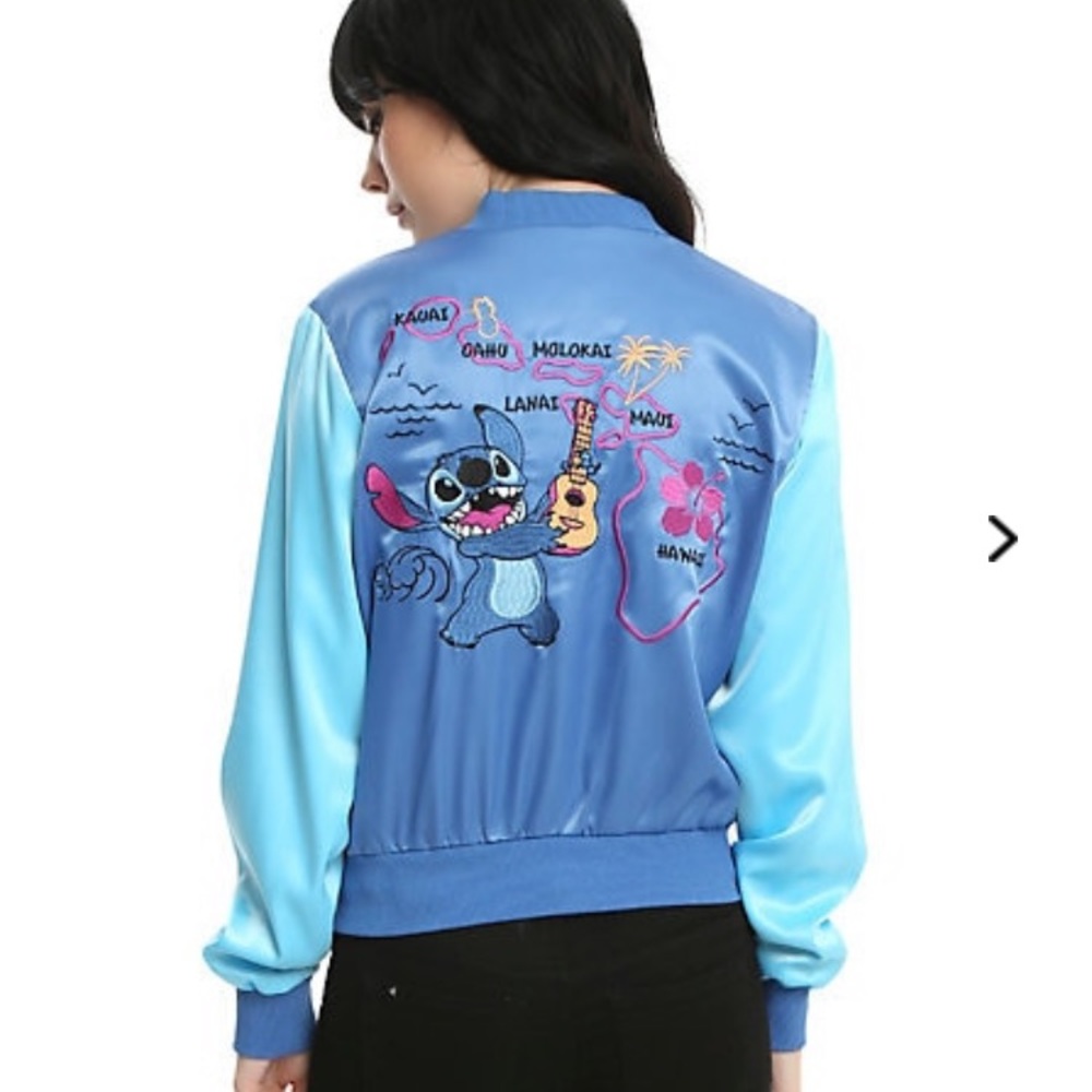 LAST CHANCE: Stitch Silk Bomber jacket